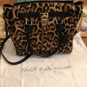 Michael Kors faux fur purse